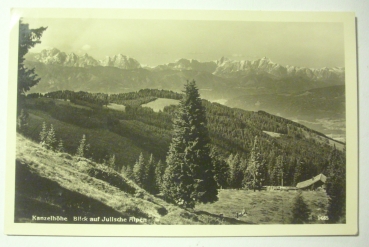 Ansichtskarte Kanzelhöhe, Blick auf Julische Alpen (1961)